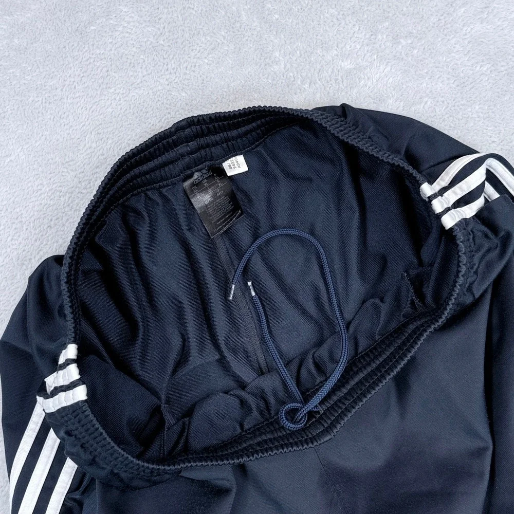 Adidas Wide Leg Track Pants Mens XL Blue Athletic‎ Baggy Skater Sweatpants Gym